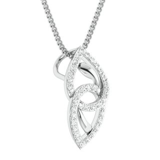 Ailani Round Diamond Office Wear Pendant